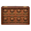 WOLF Brogue 8 Piece Watch Winder Burnished Brown 440806