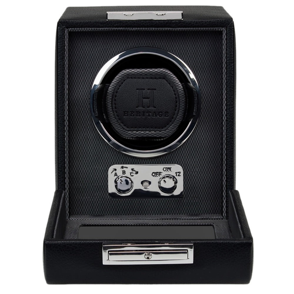 WOLF Heritage Oxford Single Watch Winder Black 456002