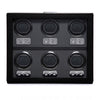 WOLF Heritage Oxford 6 Piece Watch Winder Black 456802