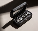 WOLF Windsor 5 Piece Watch Box Black 4583029