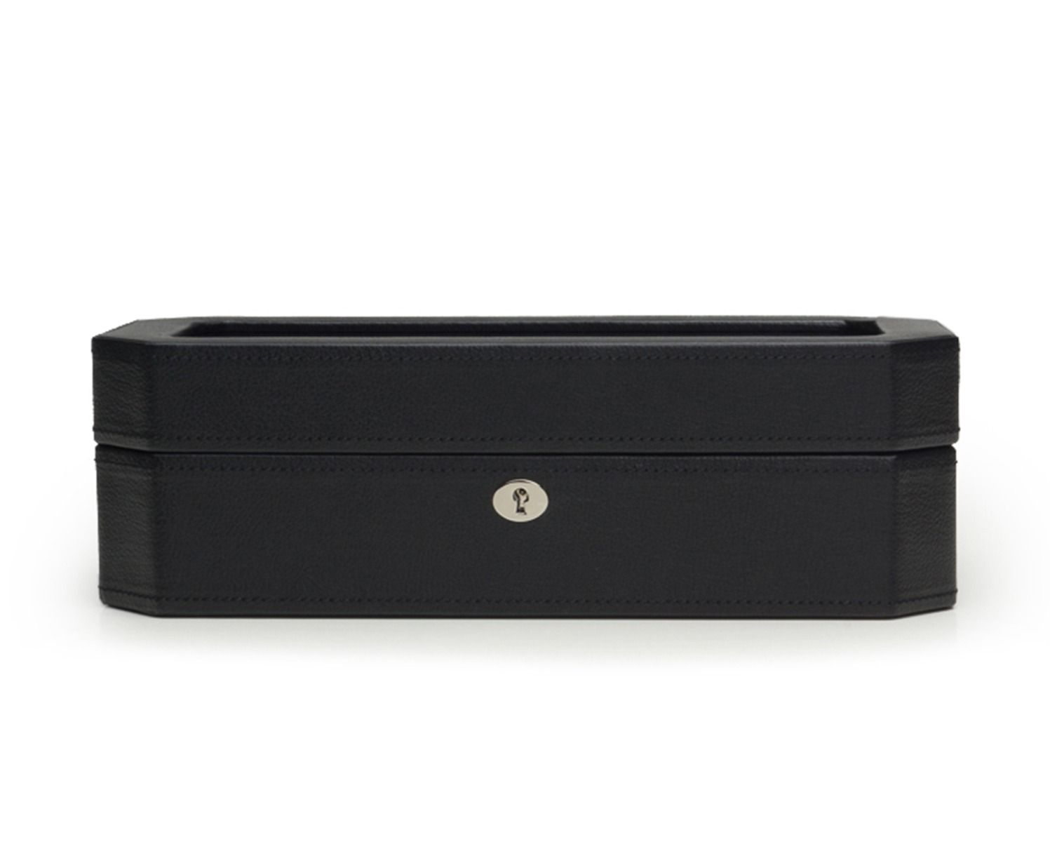 WOLF Windsor 5 Piece Watch Box Black 4583029