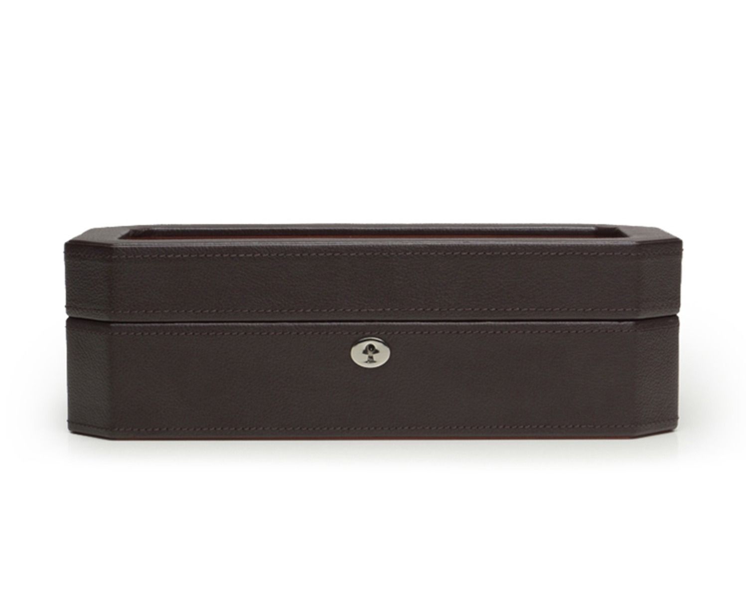 WOLF Windsor 5 Piece Watch Box Brown/Orange 458306
