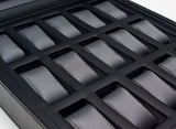 WOLF Windsor 15 Piece Watch Box Black 4585029