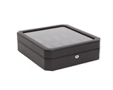 WOLF Windsor 15 Piece Watch Box Black/Purple 458503