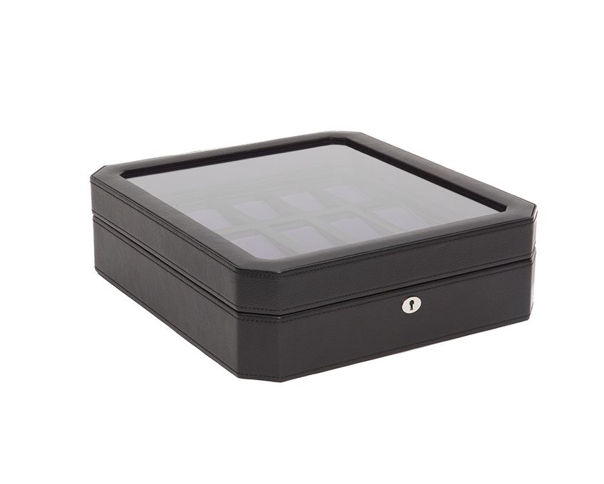 WOLF Windsor 15 Piece Watch Box Black/Purple 458503