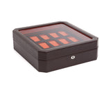 WOLF Windsor 15 Piece Watch Box Brown/Orange 458506