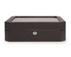 WOLF Windsor 15 Piece Watch Box Brown/Orange 458506