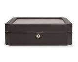 WOLF Windsor 15 Piece Watch Box Brown/Orange 458506