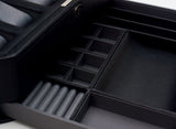 WOLF Windsor 10 Piece Watch Box with Drawer Black 4586029