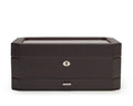 WOLF Windsor 10 Piece Watch Box with Drawer Brown/Orange 458606