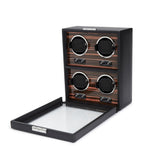 WOLF Heritage Macassar 4 Piece Watch Winder Black 459156