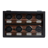 WOLF Heritage Macassar 8 Piece Watch Winder Black 459356