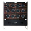 WOLF Roadster 12 Piece Watch Winder Cabinet Black 478656