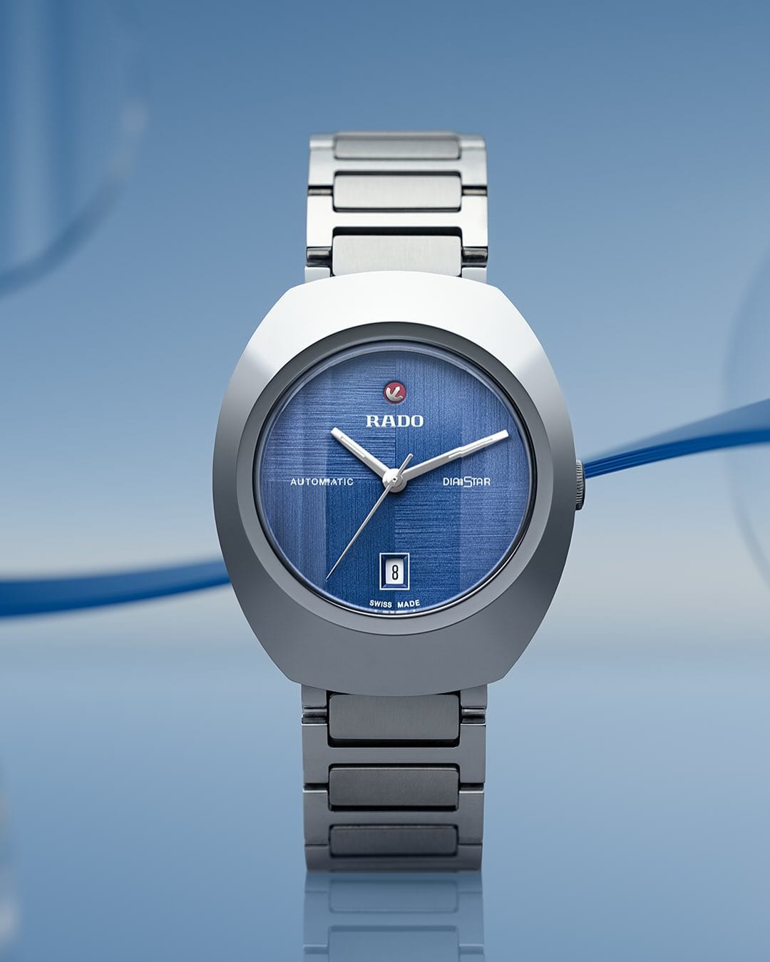 Rado DiaStar Original 30mm Automatic Blue Dial Women's Watch R12170343