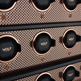 WOLF Axis 12 Piece Watch Winder Cabinet Copper 488616