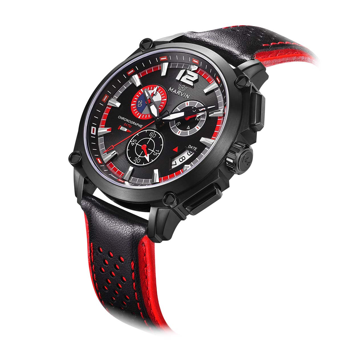 Marvin Other 45mm Black Dial Men's Watch M033.24.48.95