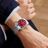 Marvin Other 41mm Red Glacier-Patterned Dial Men's Watch M161.13.93.11