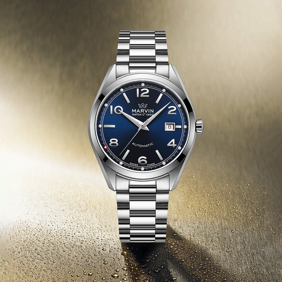 Marvin Other 41mm Blue Dial Men's Watch M161.13.53.11