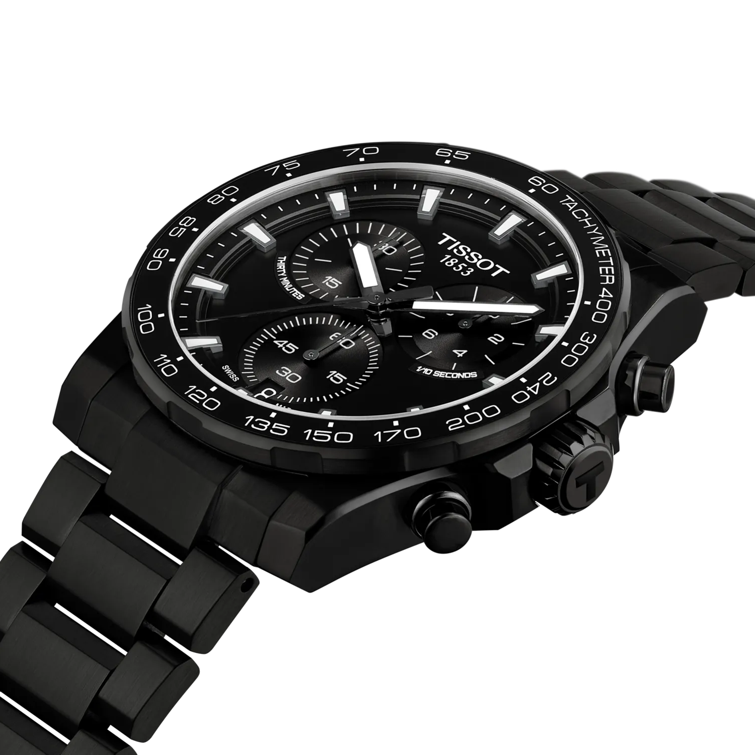 Tissot Supersport Chrono 42mm Black Dial Men's Watch T1254173305100