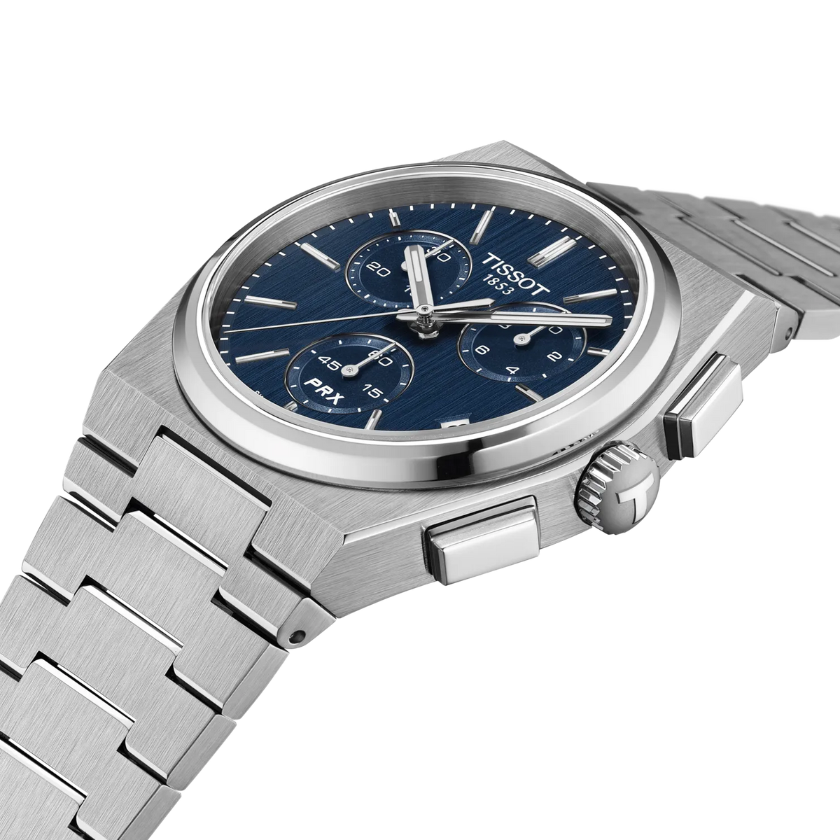 Tissot PRX Chronograph 41mm Blue Dial Men's Watch T1374171104100