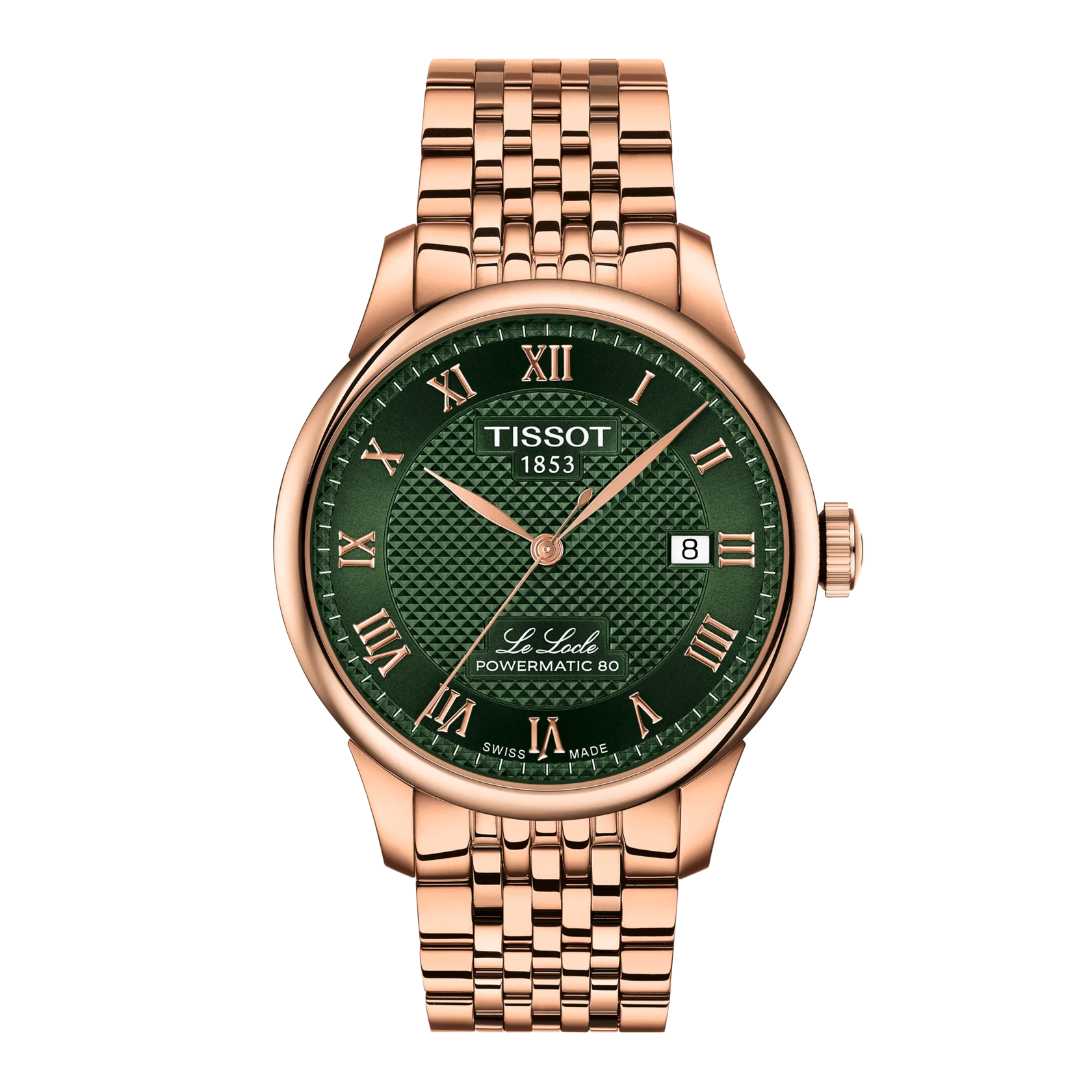 Tissot Le Locle 39.3mm Green Dial Men's Watch T0064073309300