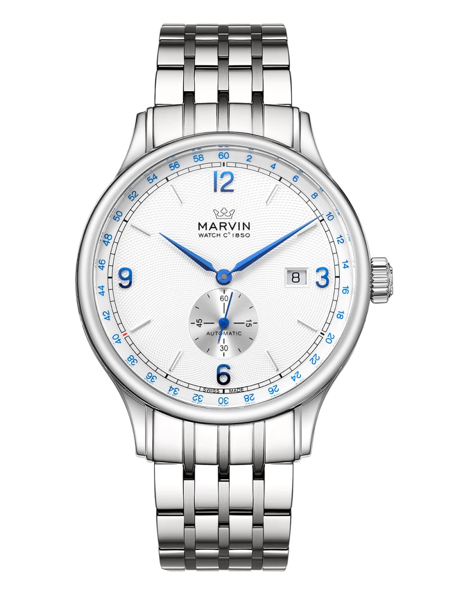 Marvin Other 41mm White Guilloché Dial Men's Watch M135.13.24.11