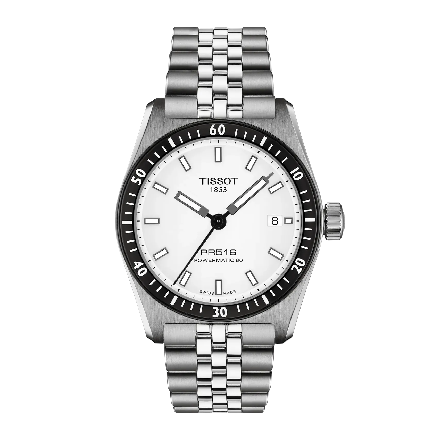 Tissot PR516 38mm White Dial Men's Watch T1494071103100