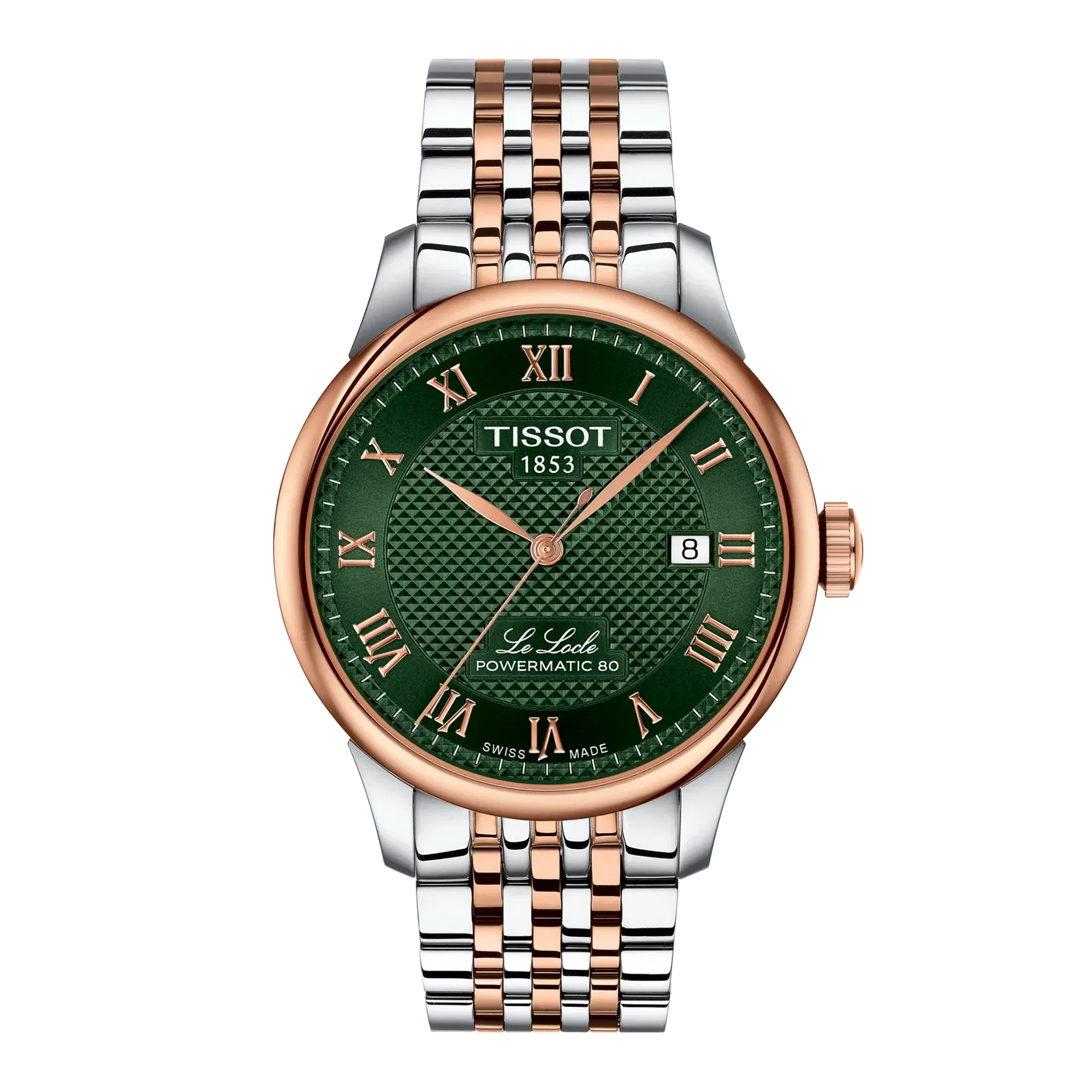 Tissot Le Locle 39.3mm Green Dial Men's Watch T0064072209301