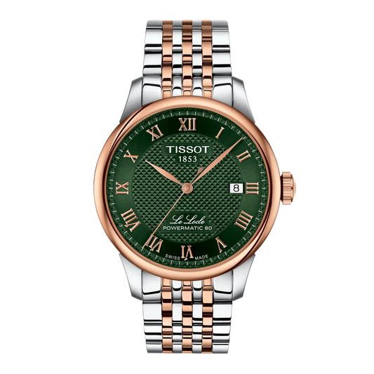Tissot Le Locle 39.3mm Green Dial Men's Watch T0064072209301