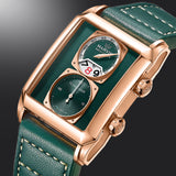 Marvin Malton Rectangular 50mm Green Dial Men's Watch M024.54.91.67