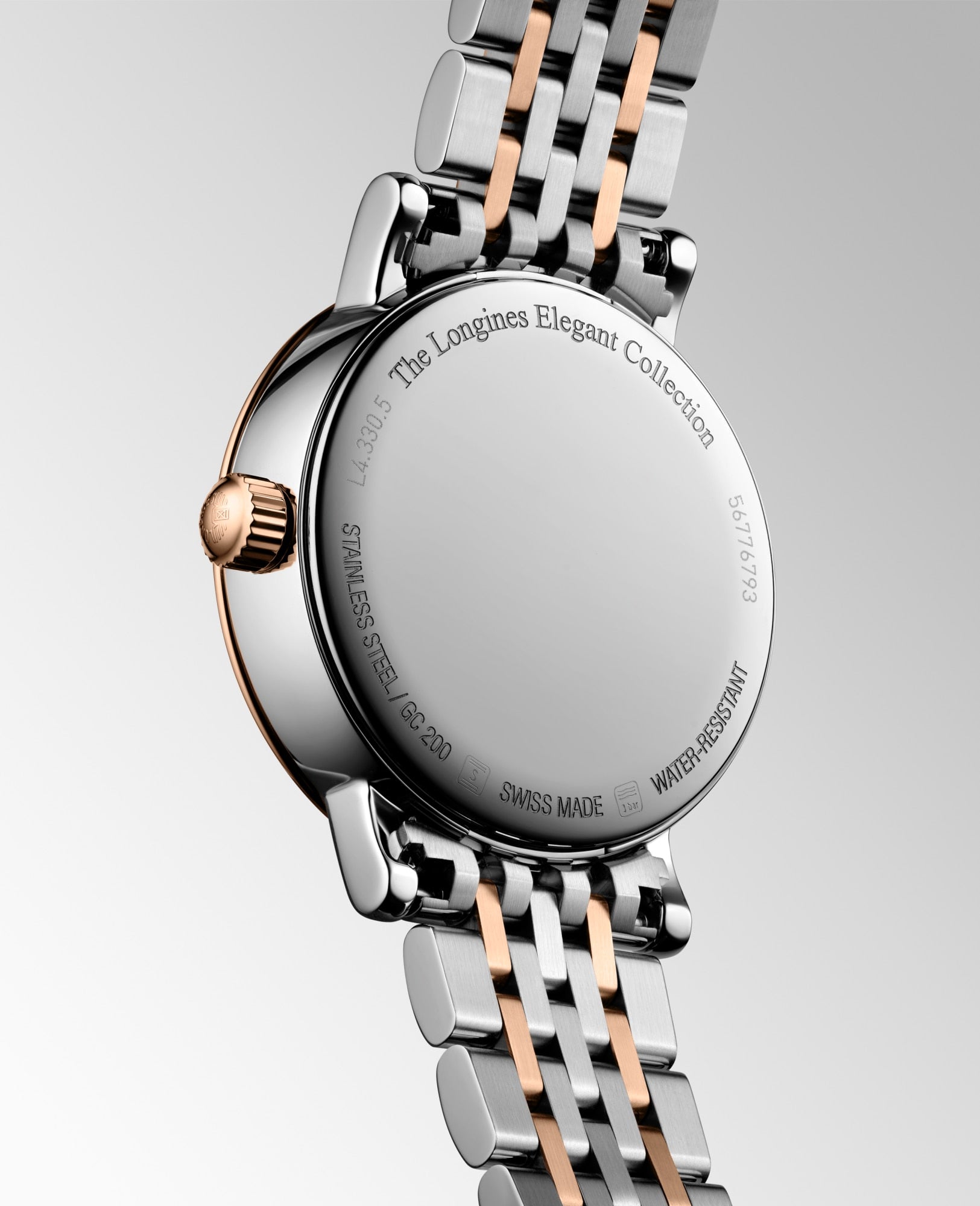 Longines Elegant Collection Moonphase 30mm White Mother-of-Pearl Dial Women's Watch L43305877