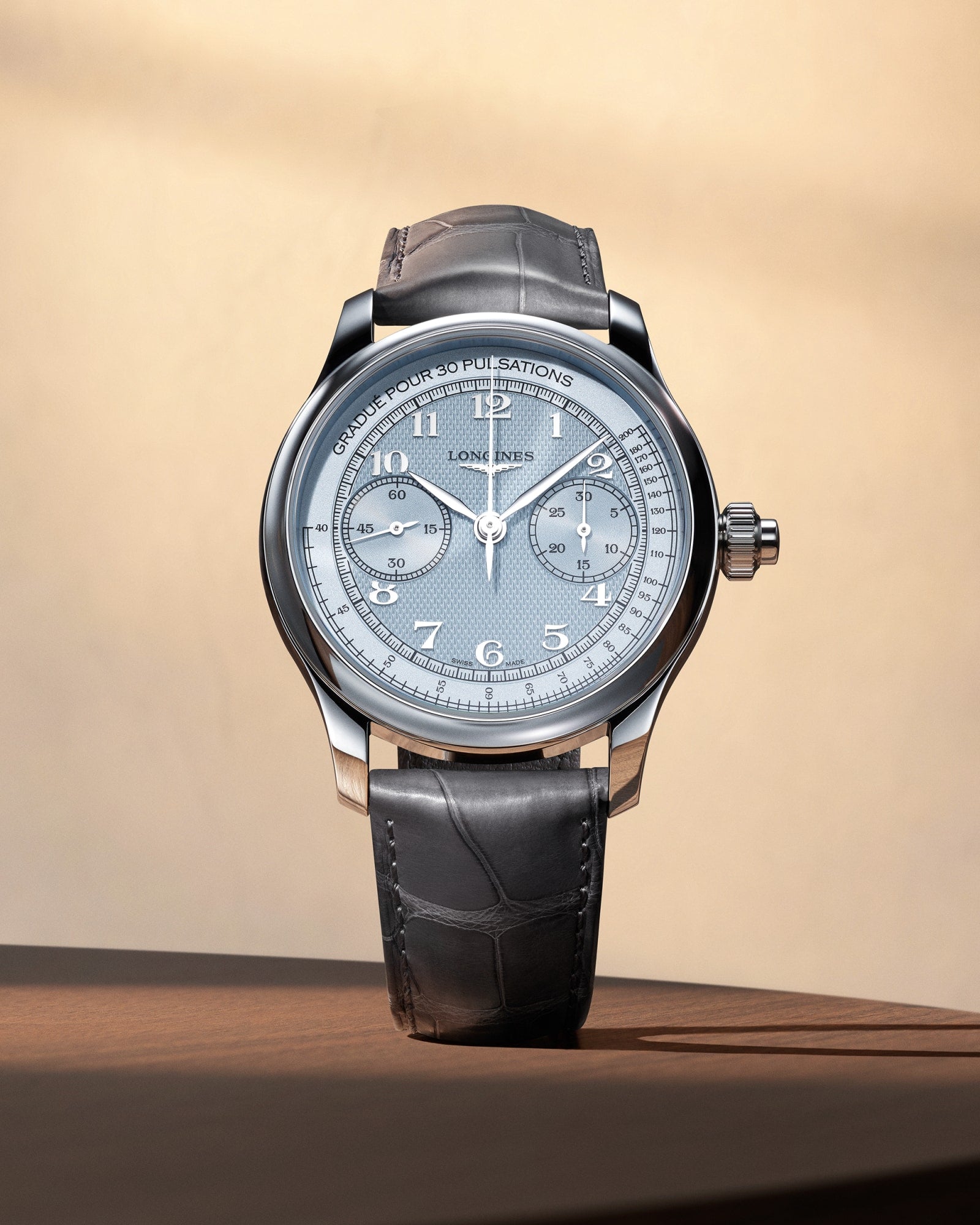 Longines Master Collection Chrono Monopusher 41mm Blue Dial Men's Watch L29604932