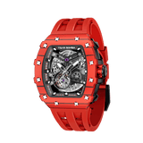 Tsar Bomba Elemental Carbon 43mm Black Skeleton Dial Men's Watch TB8208CF-37