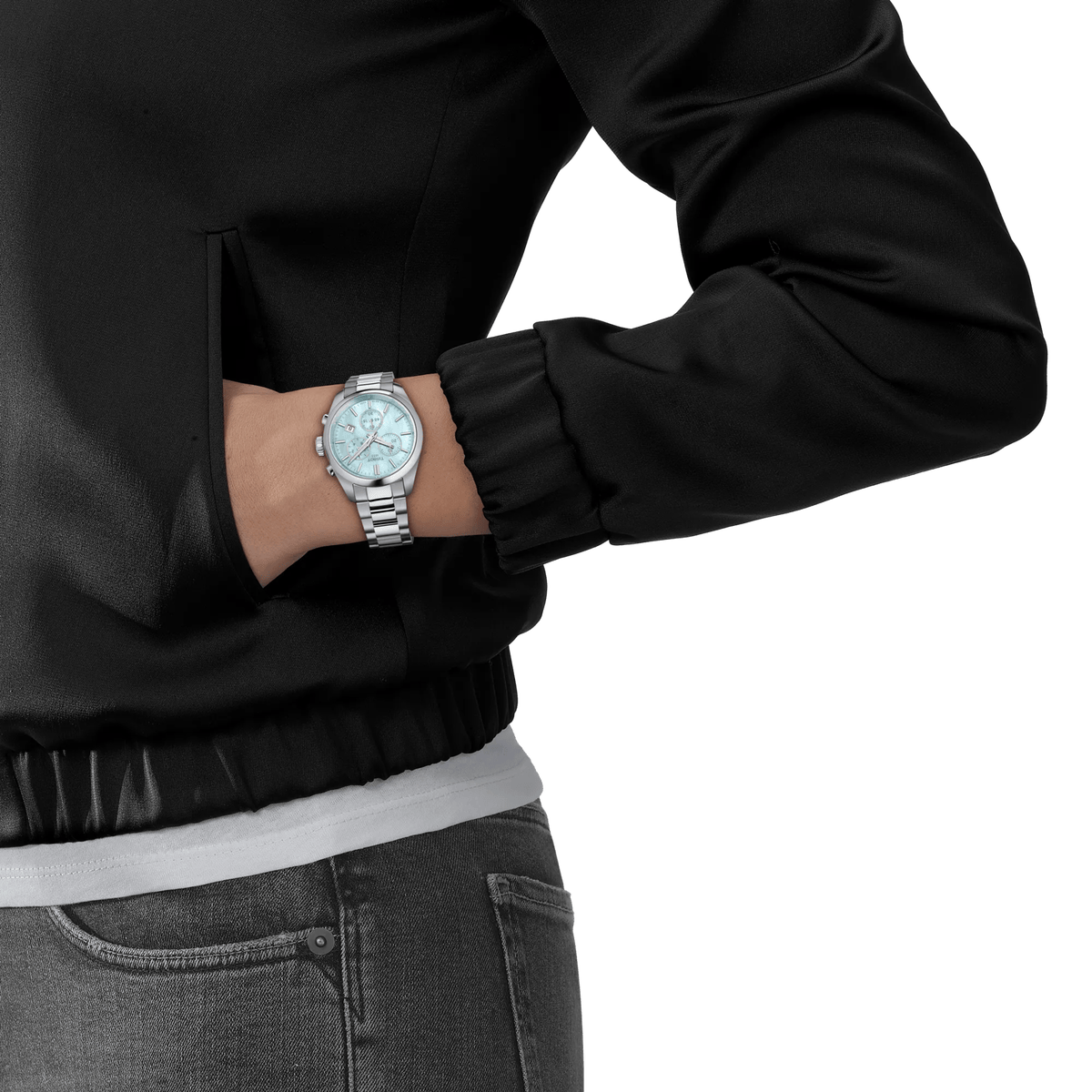 Tissot PR 100 36mm Blue Mother of Pearl Dial Women's Watch T1502171113100