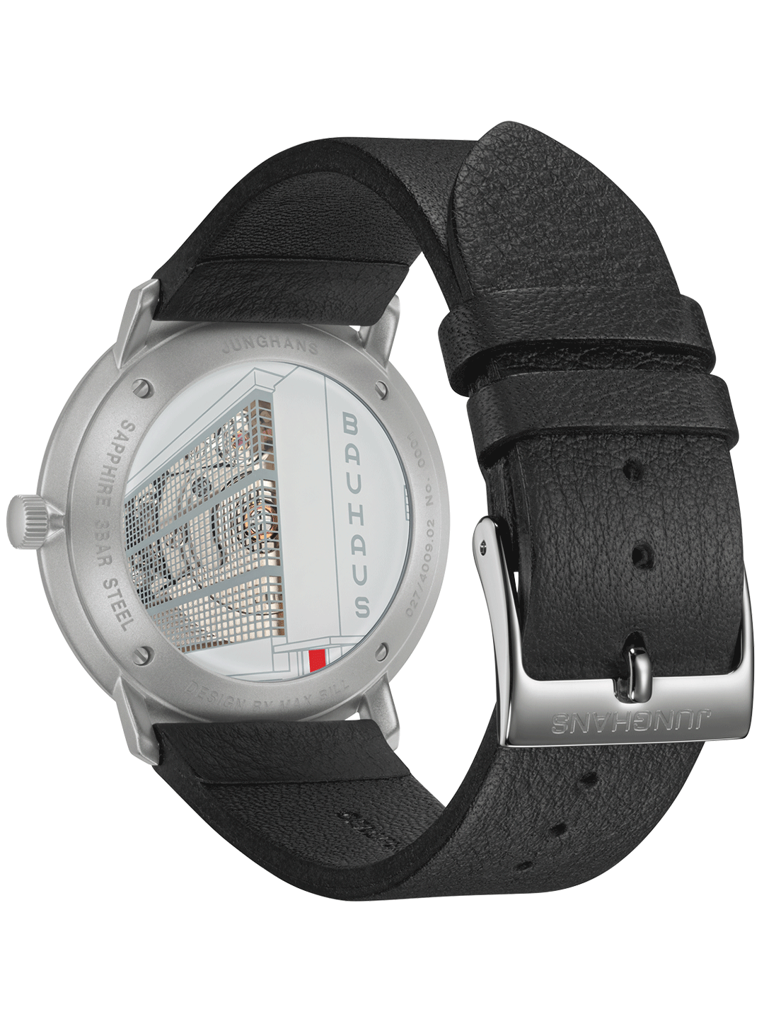 Junghans Max Bill Automatic Bauhaus 38mm Matt White Dial Men's Watch 27/4009.02