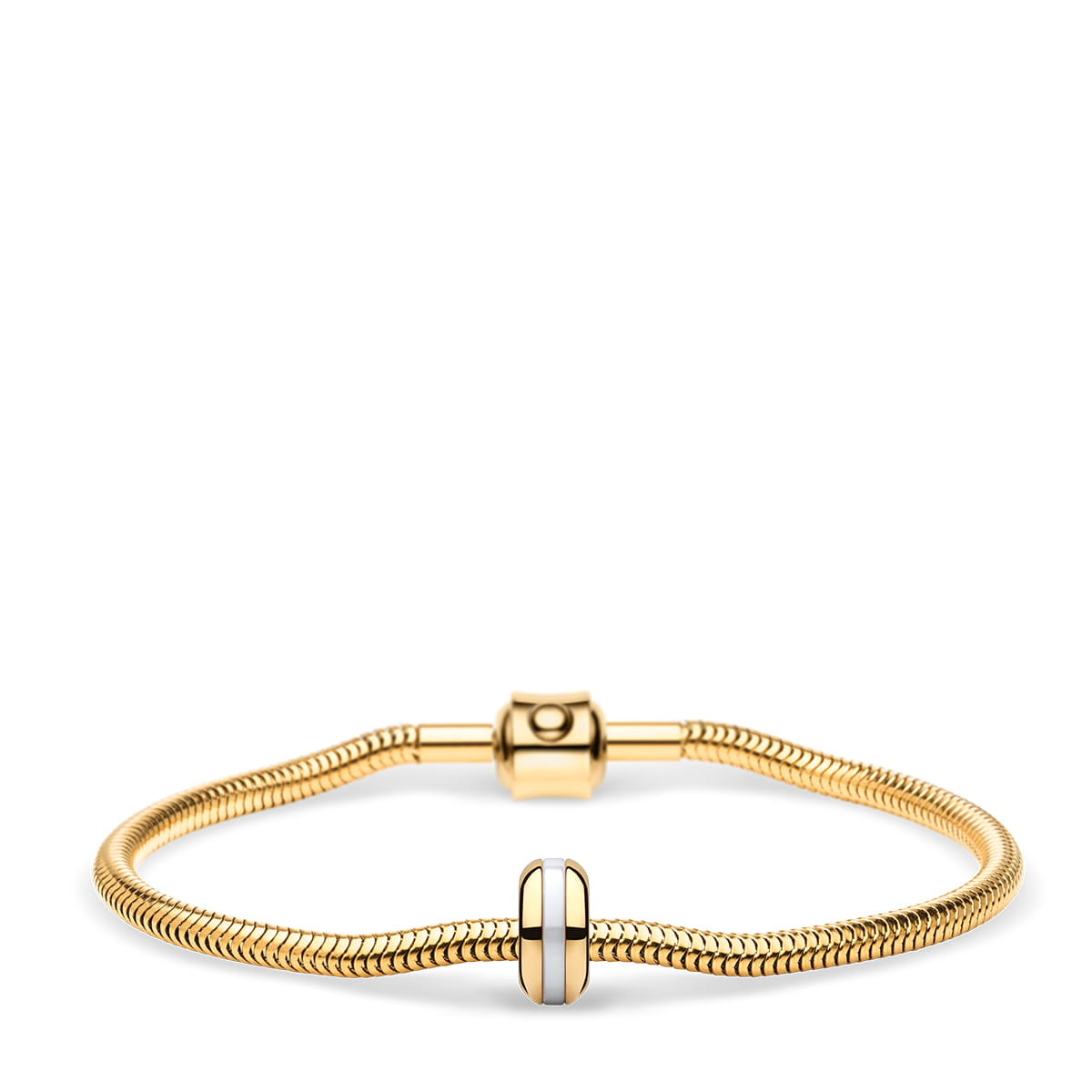 BERING Classic Polished Gold 22mm White Dial Women's Watch 11022-334-Lovely-1-GWP190