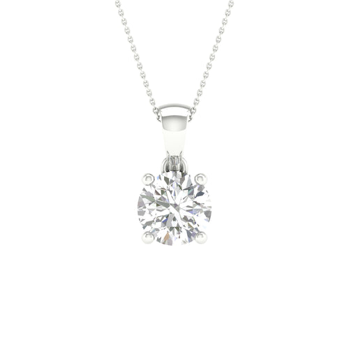 0.50 Carat Lab Grown Diamond Solitaire Pendant