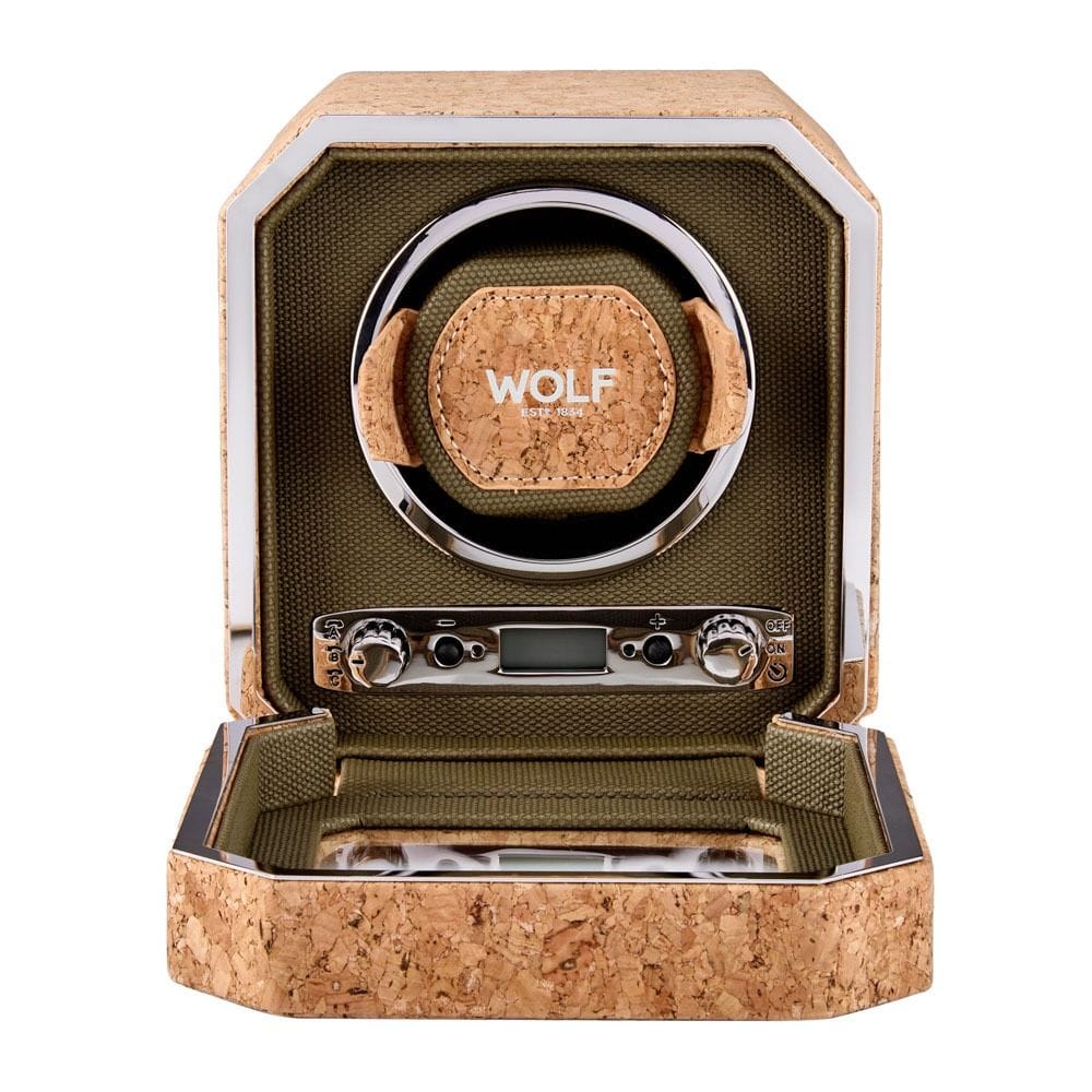 WOLF Cortica Single Watch Winder II Cork 668162