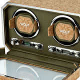 WOLF Cortica Double Watch Winder Cork 668461