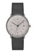 Junghans Max Bill Mega Solar 38mm Matt Light Grey Dial Women's Watch 59/2023.02