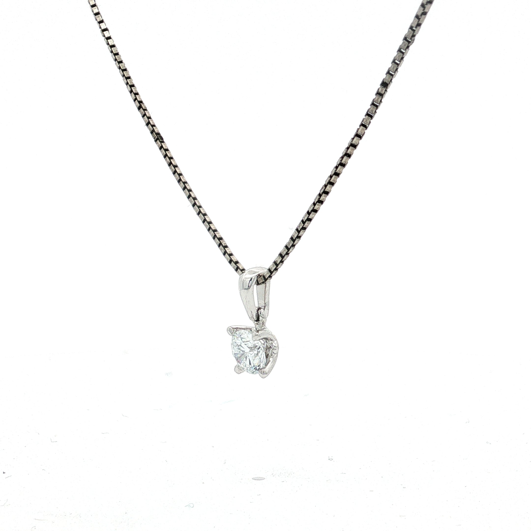 0.50 Carat Lab Grown Diamond Solitaire Pendant