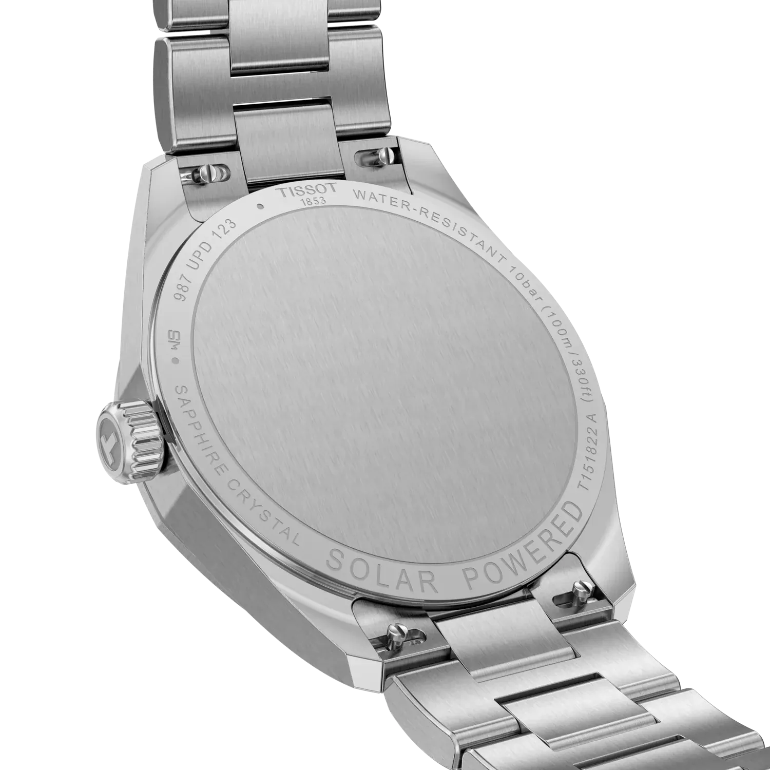 Tissot PRC 100 Solar 34mm Ice Blue Dial Women's Watch T1518221135100