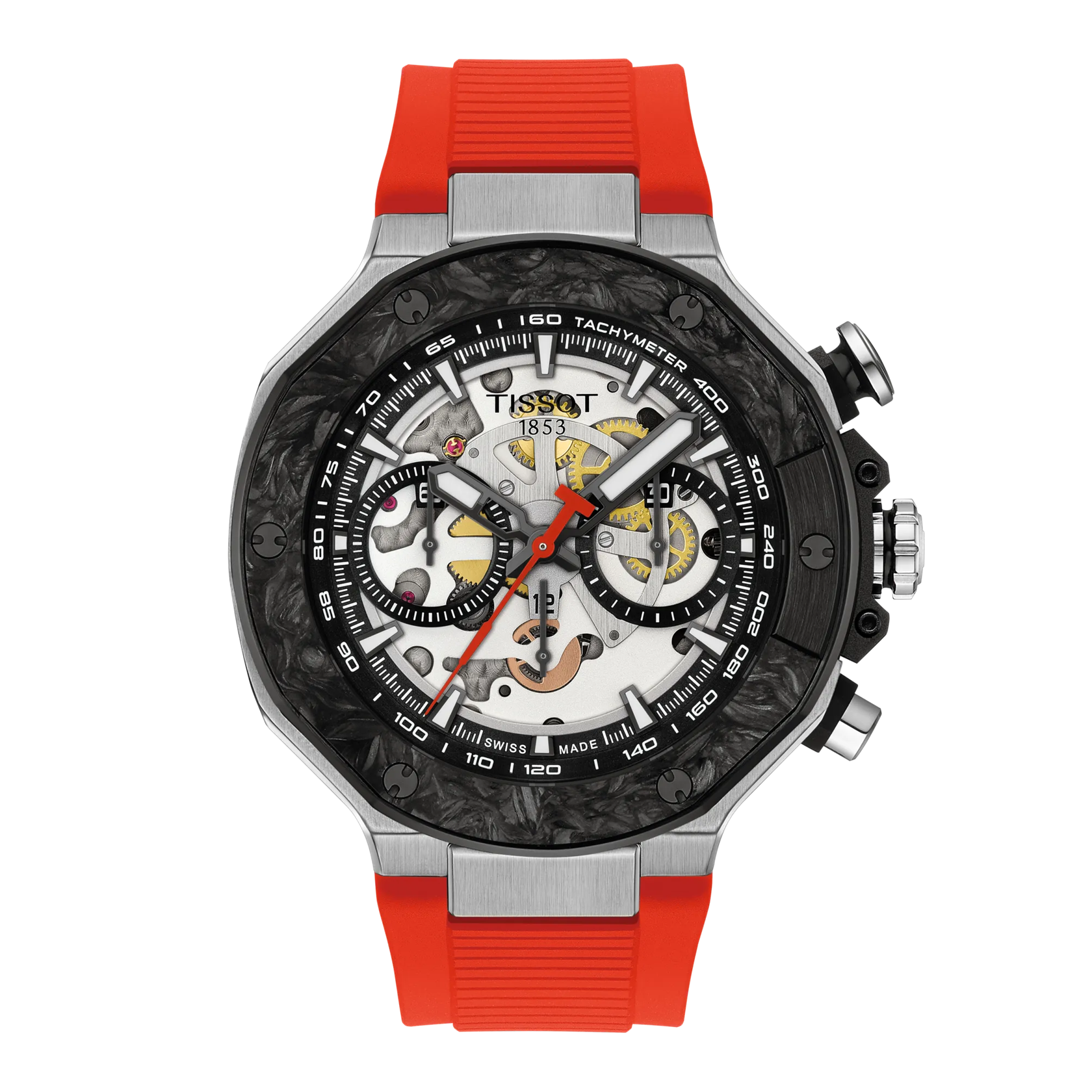 Tissot T-Race MotoGP 2026 45mm Transparent Dial Men's Watch T1414622705100