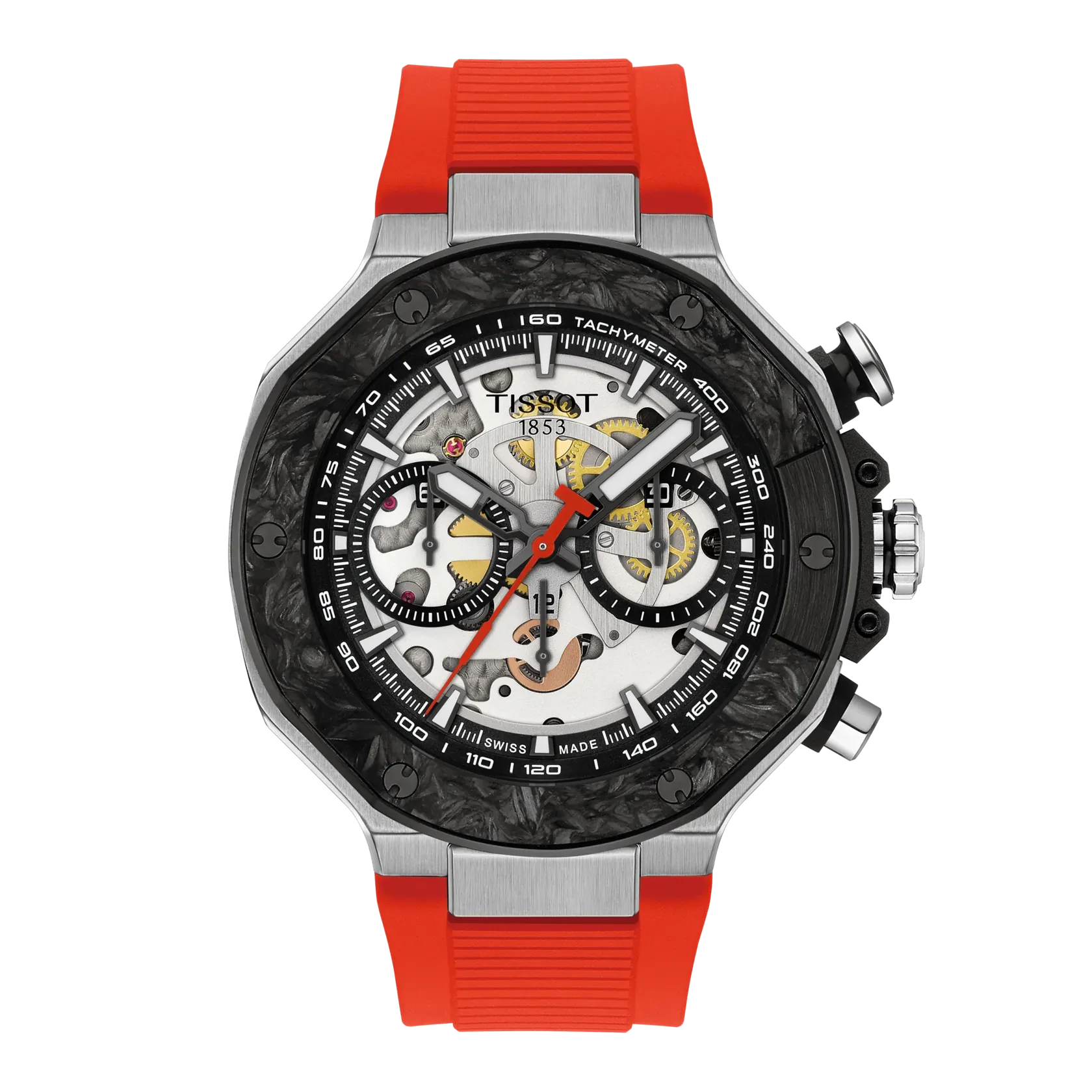 Tissot T-Race MotoGP 2026 45mm Transparent Dial Men's Watch T1414622705100