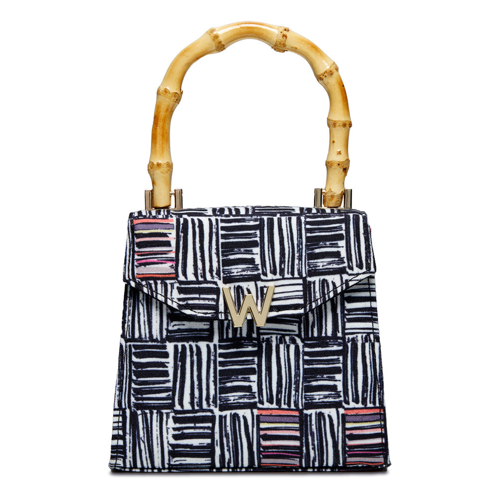 WOLF Evie Small Bag Eclectic Weave Black 735201