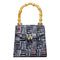 WOLF Evie Small Bag Eclectic Weave Black 735201