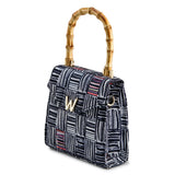 WOLF Evie Small Bag Eclectic Weave Black 735201
