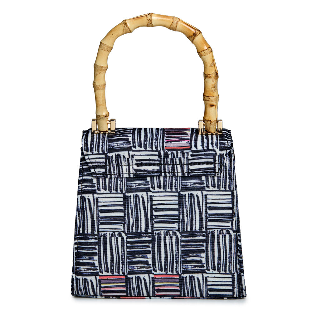 WOLF Evie Small Bag Eclectic Weave Black 735201