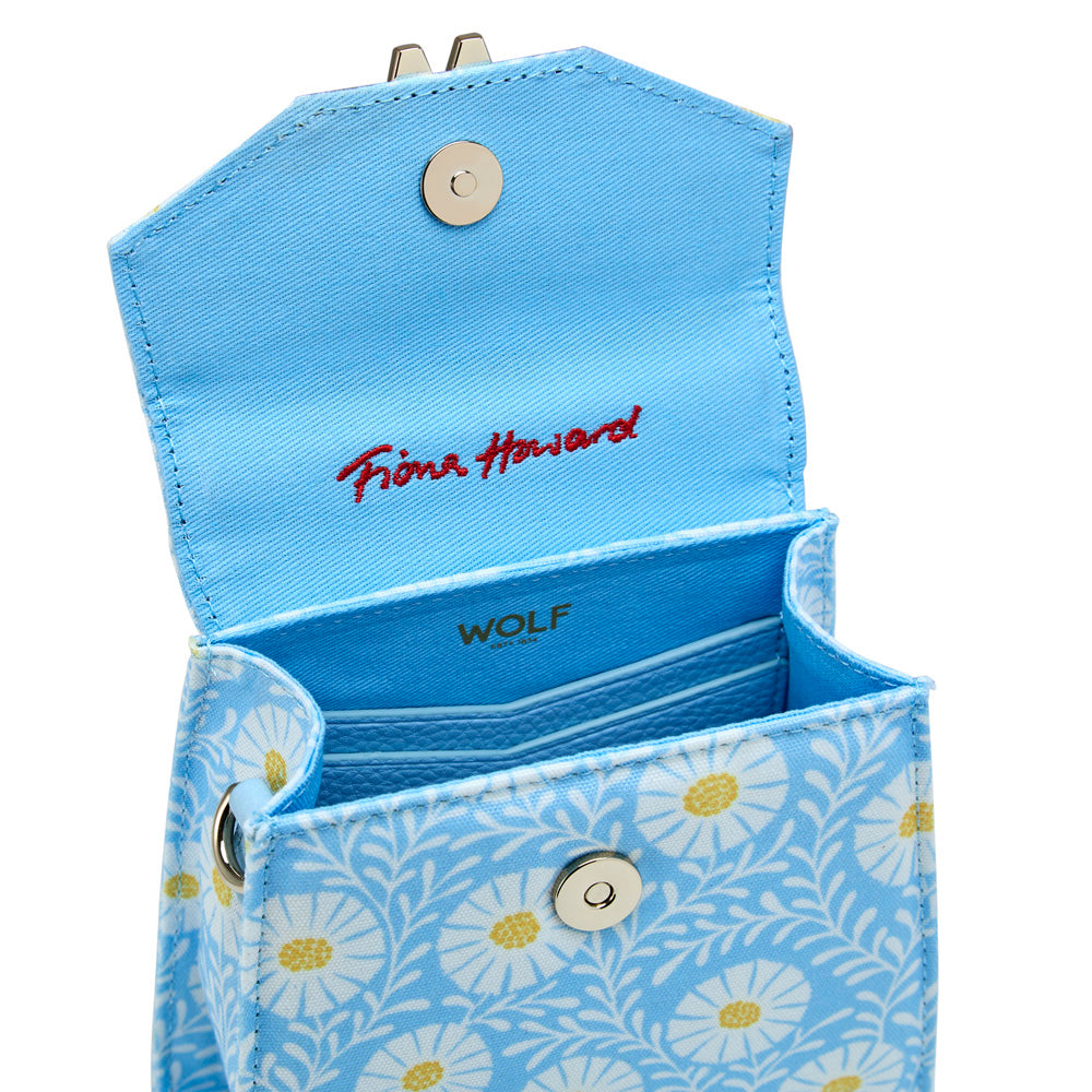 WOLF Evie Small Bag Sky Daisy Blue 735271