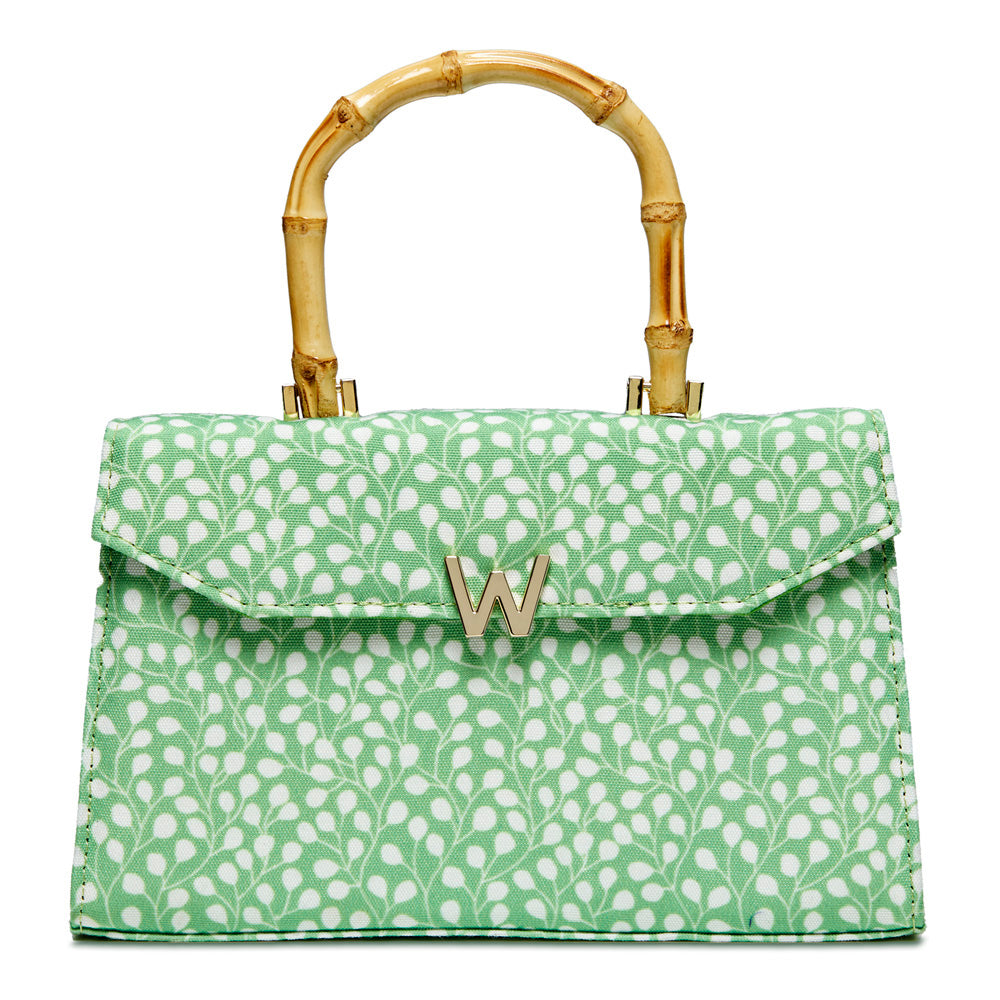 WOLF Evie Large Bag Green Leaves 735341